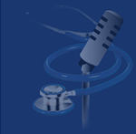 Mic & Stethoscope Logo